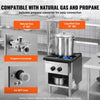 Vevor Commercial Gas Range 1-Burner 90,000 BTU Natural Gas and Propane New