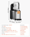 Vevor Commercial Slushy Machine 1.05 Gal Single Tank with Digital Controls and Auto Cleaning New