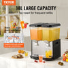 Vevor Commercial Beverage Dispenser 4.8 Gal x 2 Tanks Cold Beverage Machine New