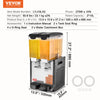 Vevor Commercial Cold Beverage Dispenser 2.6 Gal x 2 Tanks 270W Stainless Steel New