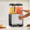 Vevor Commercial Cold Beverage Dispenser 3.2 Gal x 2 Tanks 286W Stainless Steel New