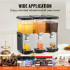 Vevor Commercial Beverage Dispenser 4.8 Gal x 3 Tanks Cold Beverage Machine New