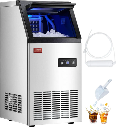Vevor Commercial Ice Maker 100 Lbs/24H 36 Cubes Freestanding with Self-Cleaning New
