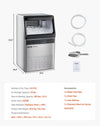 Vevor Commercial Ice Maker 160 Lbs/24H 55 Cubes Freestanding with Self-Cleaning New