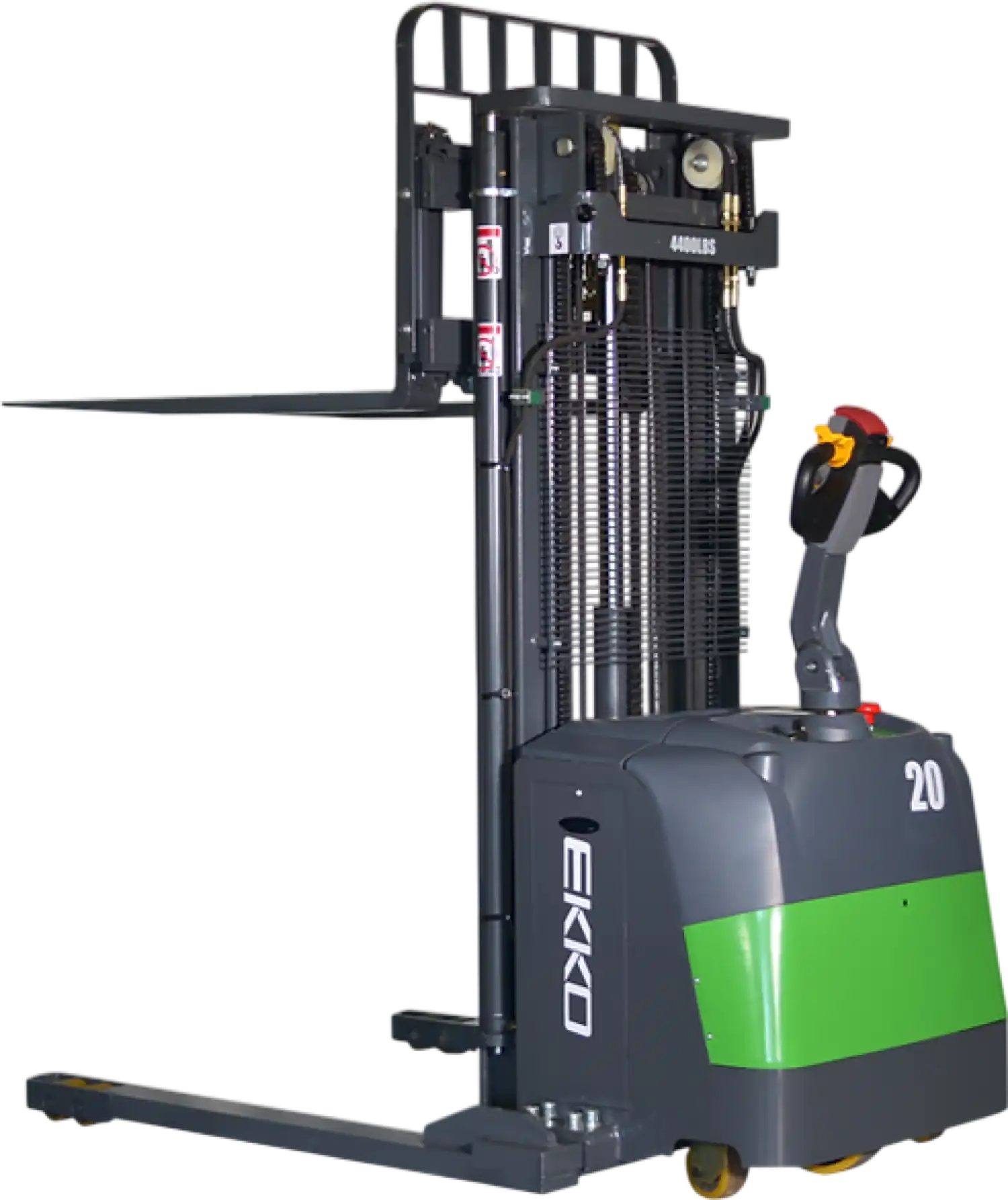 Ekko Lithium Straddle Stacker 216