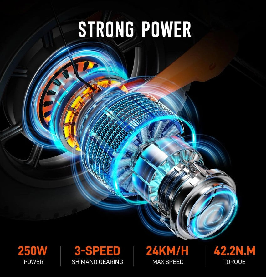 Hyper Gogo Discover 14 Plus Electric Motorcycle 36V 500W 10 MPH with App Control for Teens New