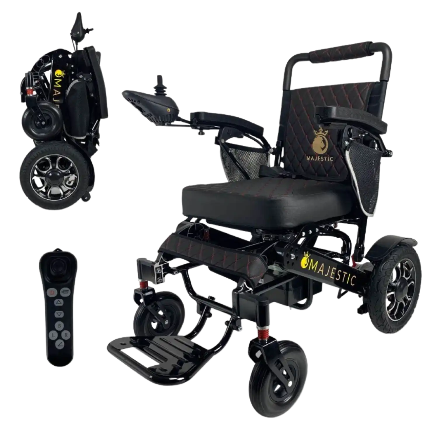 ComfyGO Majestic IQ-7000 Manual Folding Remote Controlled Electric Wheelchair New