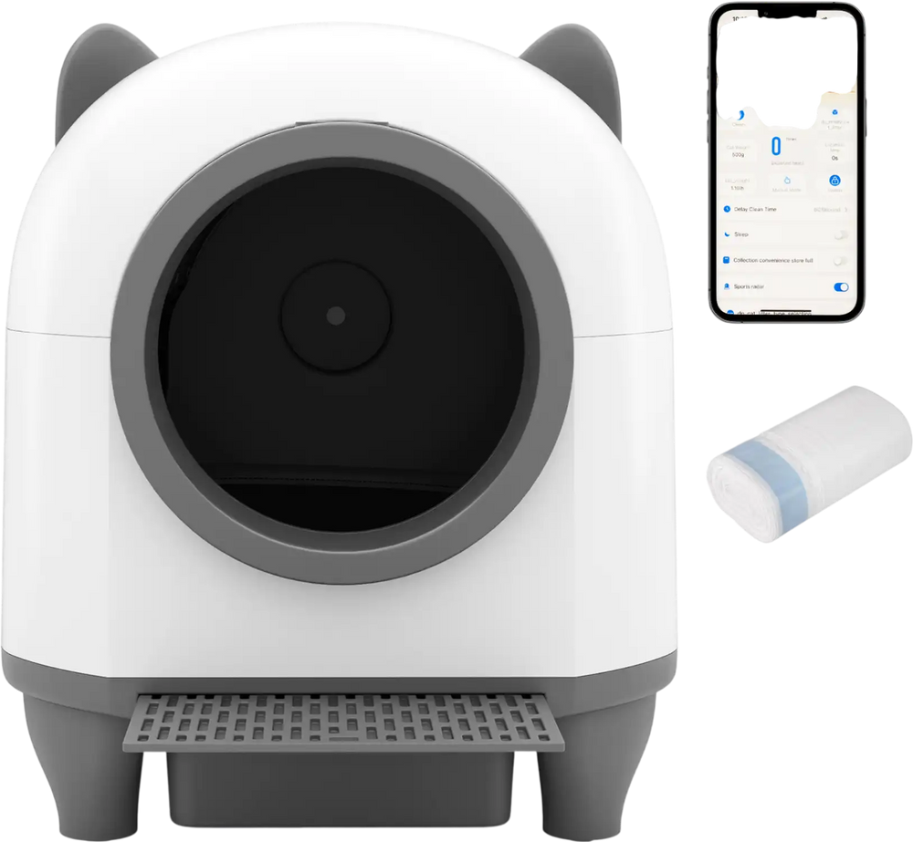 Self-Cleaning Litter Box for Multi-Cat & Senior Cats Home