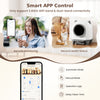 Self-cleaning litter box for multi-cat homes, featuring smart app control, remote monitoring, and quiet operation.