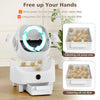 Self-cleaning open-top cat litter box with APP control, featuring an 8L waste bin and infrared safety sensor for.