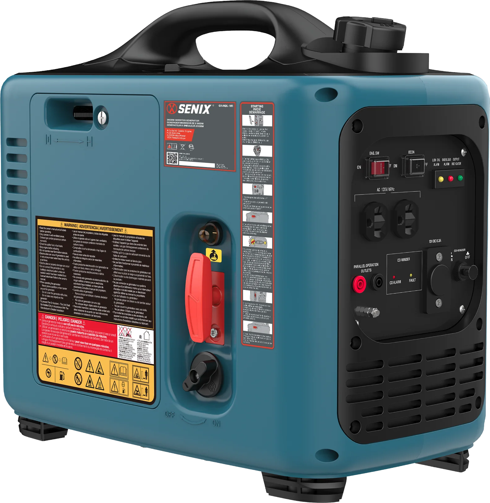 Senix GN4QL-M1 Gas Inverter Generator 2000W Portable New