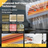 Self-cleaning technology detail of the Serie Airtural 12000 BTU split air conditioner with washable filter.