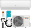 Aire acondicionado split Serie EchoCool de 23000 BTU con control remoto y tecnología inverter, ideal para habitaciones.