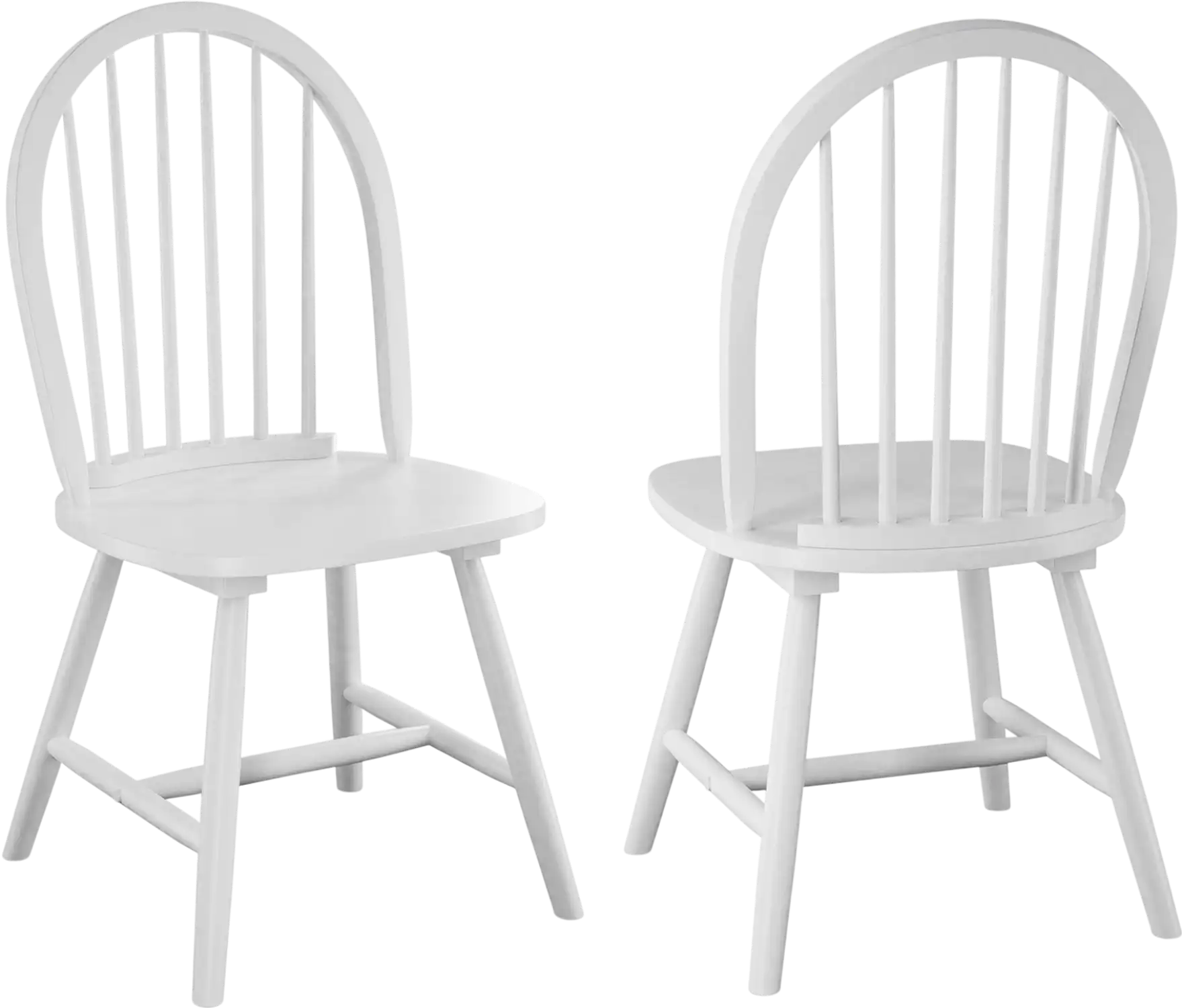 Costway Set of 2 Vintage Wood Dining Chairs Spindle Back 93108725 New