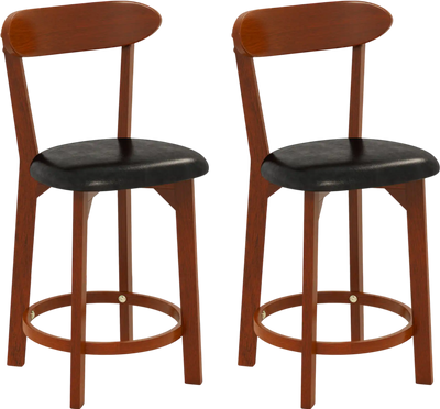 Costway Set of 2 Modern Armless Upholstered Island Dining Chairs 198234765 New
