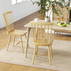 Set of 2 Windsor Dining Chairs with High Spindle Back-Natural - Gallery View 1 of 9