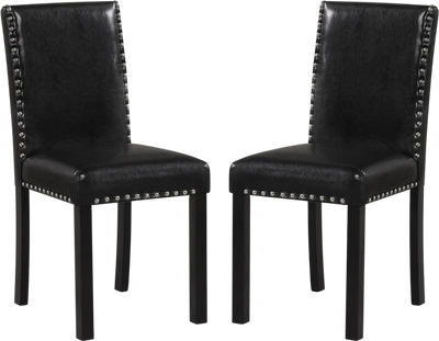 Costway Set of 2/4 Dining Chairs Solid Rubber Wood Legs 63202383 New