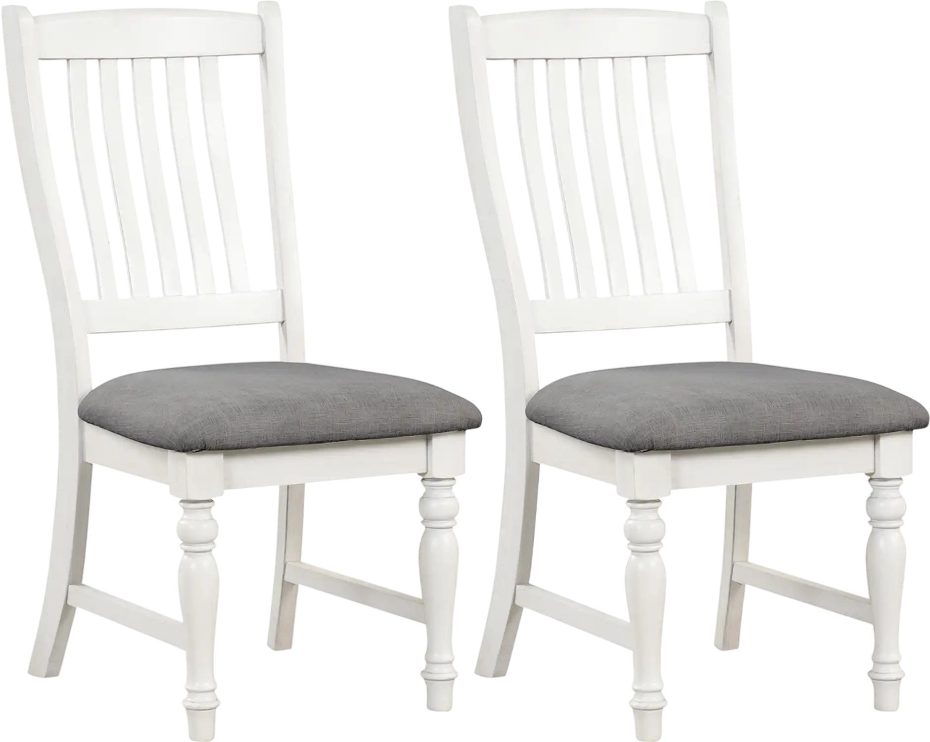 Costway Set of 2 Dining Chairs Kitchen Side Chairs Solid Wood Legs 53921768 New