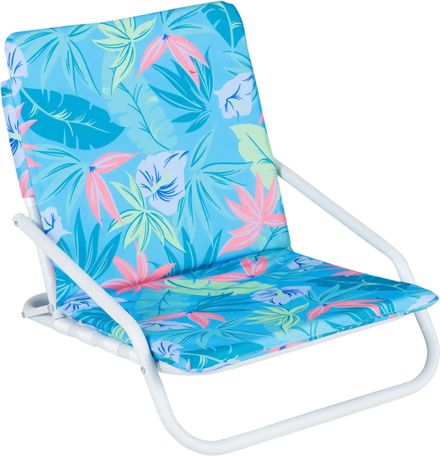 Costway Set of 2 Folding Beach Chairs Sponge Padded Seat Camping 85584582 New