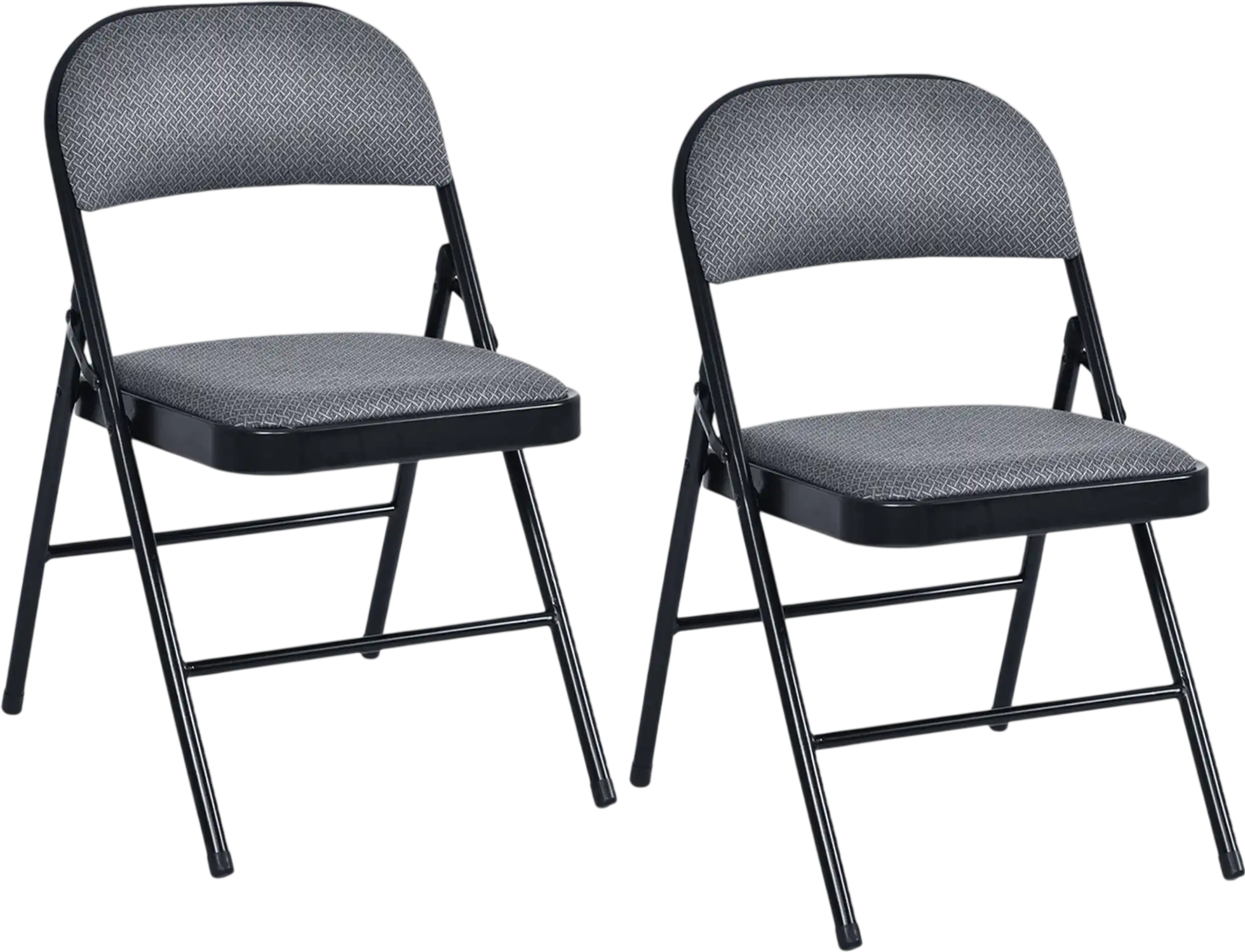 Costway Foldable Padded Fabric Office Chair Set 23864715 New