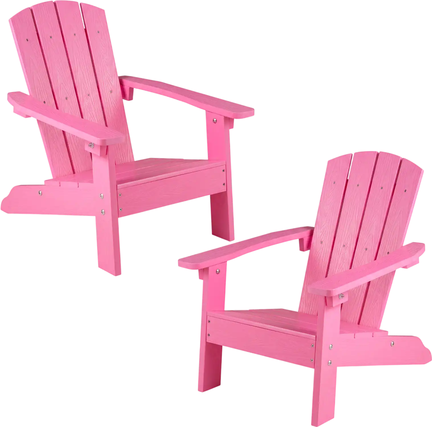 Costway Set of 2 Kids Adirondack Chairs High Back Armrests 60143065 New