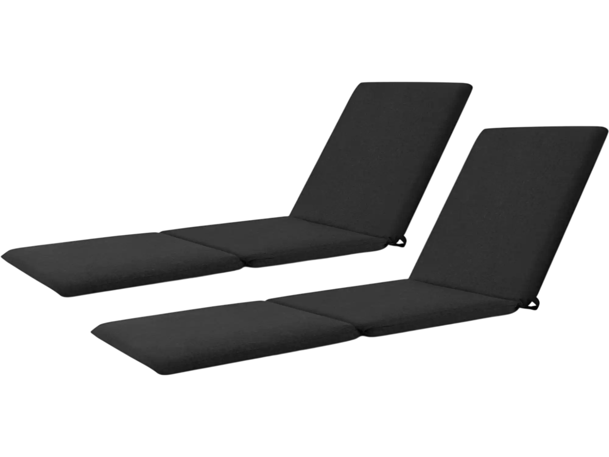 Costway Set of 2 Outdoor Chaise Lounge Cushion Patio Folding Pad 22650313 New