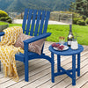 Set of 2 18 Inch Round Weather-Resistant Adirondack Side Tables-Navy - Gallery View 1 of 9