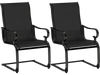 Set of 2 Patio Chairs with Quick-drying and Breathable Fabric for Backyard - Gallery View 1 of 9