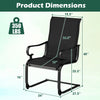 Set of 2 Patio Chairs with Quick-drying and Breathable Fabric for Backyard - Gallery View 4 of 9