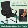 Set of 2 Patio Chairs with Quick-drying and Breathable Fabric for Backyard - Gallery View 7 of 9