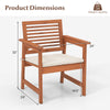 Solid wood dining chair with slatted seat and cushion, dimensions 32" height, 24" width, 14.5" seat depth, ideal for.