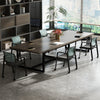 Set of 2 stackable rolling office chairs with gray mesh backrest, featuring a heavy-duty frame and universal casters.