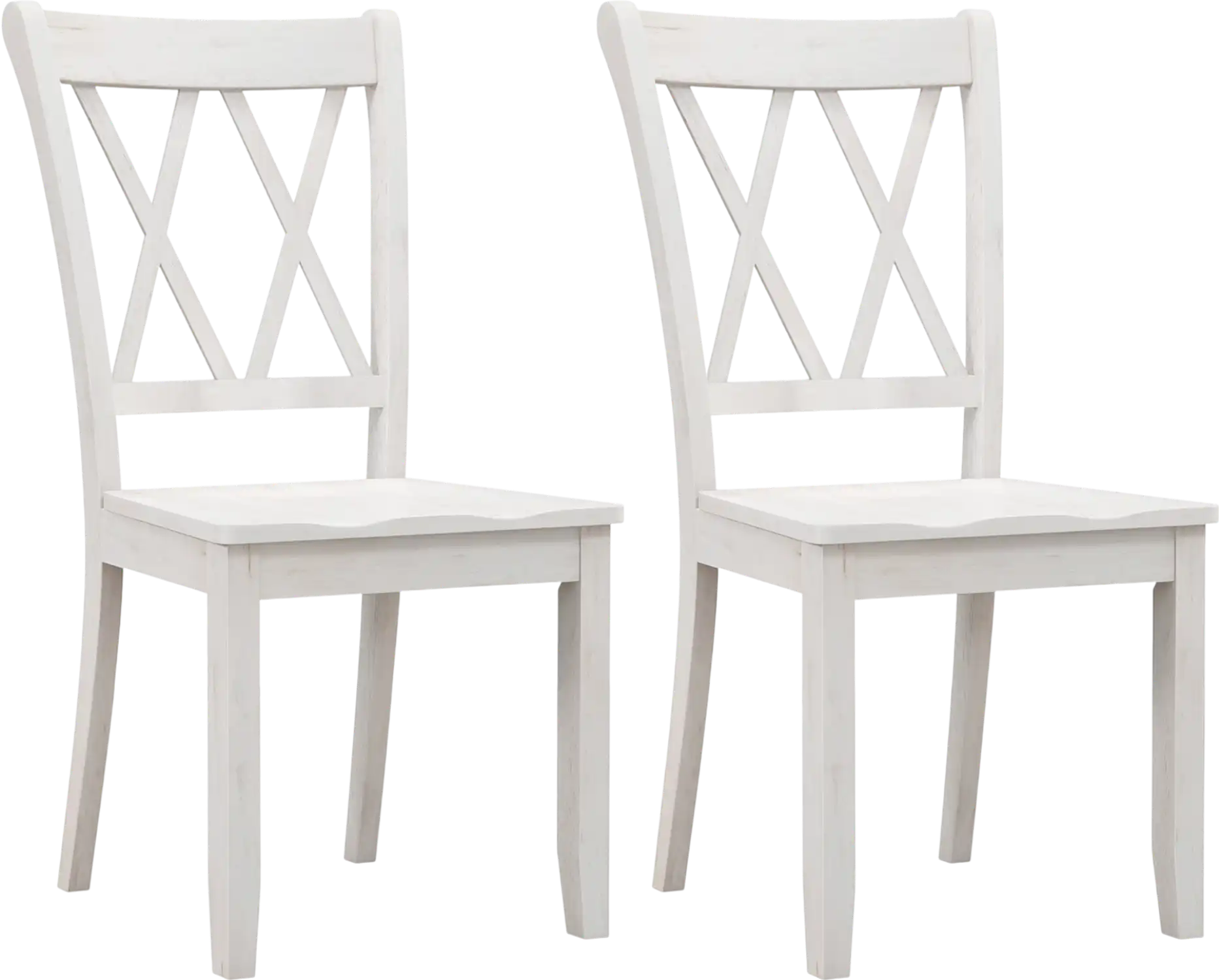 Costway Set of 2 Wooden Mid Century Farmhouse Dining Chairs 71452306 New