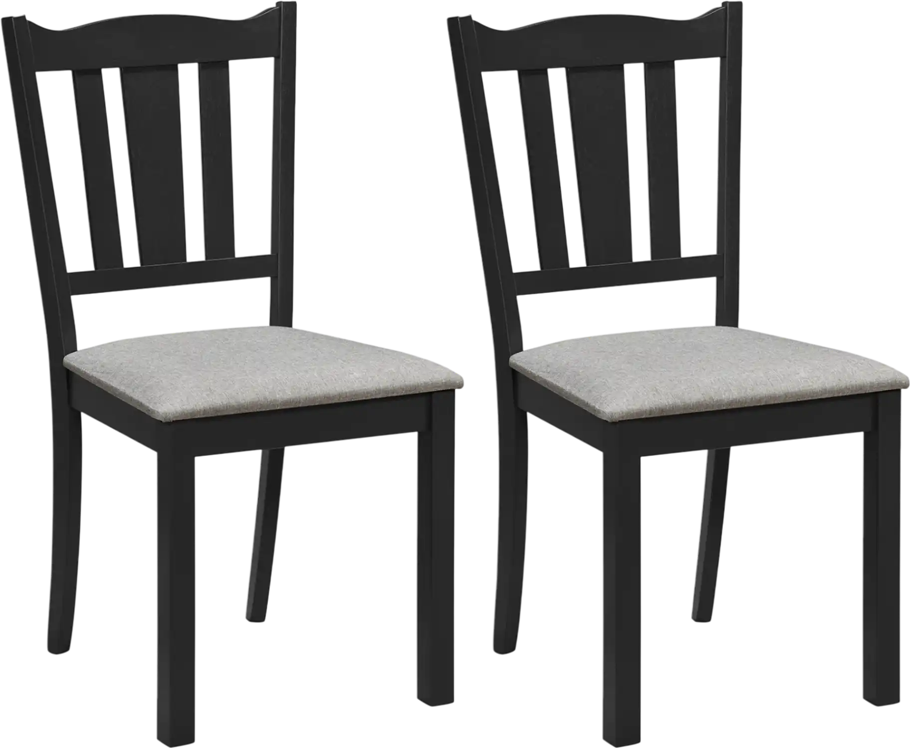 Costway Set of 2 Wooden Dining Chairs Hollow Back Soft-Padded Cushion 20298237 New