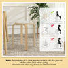 Stackable bentwood dining chair with round white top, featuring sturdy legs and ergonomic design for versatile use.
