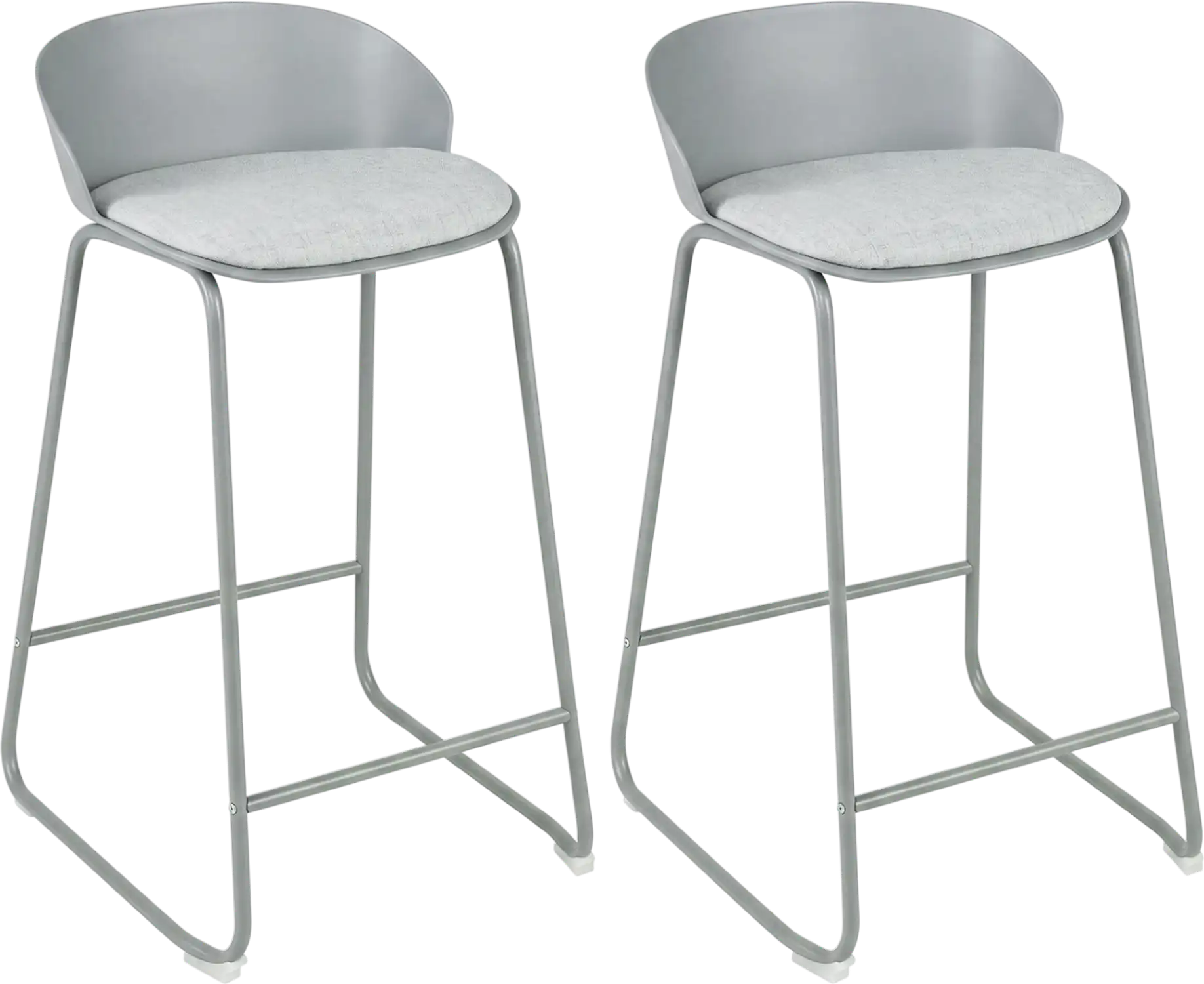 Costway Set of 4 Counter Height Bar Stools Curved Back Metal Frame Kitchen Dining 33307937 New