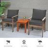 Gray deep seat chair cushion pads set with rope belts, ideal for indoor and outdoor use, featuring sun protection and.