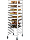 26 x 20 x 70 Inch 20 Sheet Aluminum Pan Rolling Bakery Rack