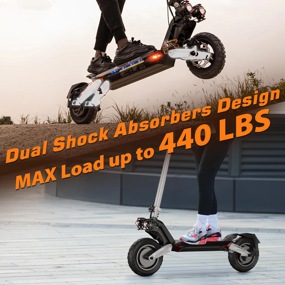 Circooter Raptor Pro Electric Scooter Dual-Motor 28 MPH 31 Mile Range 1600W New