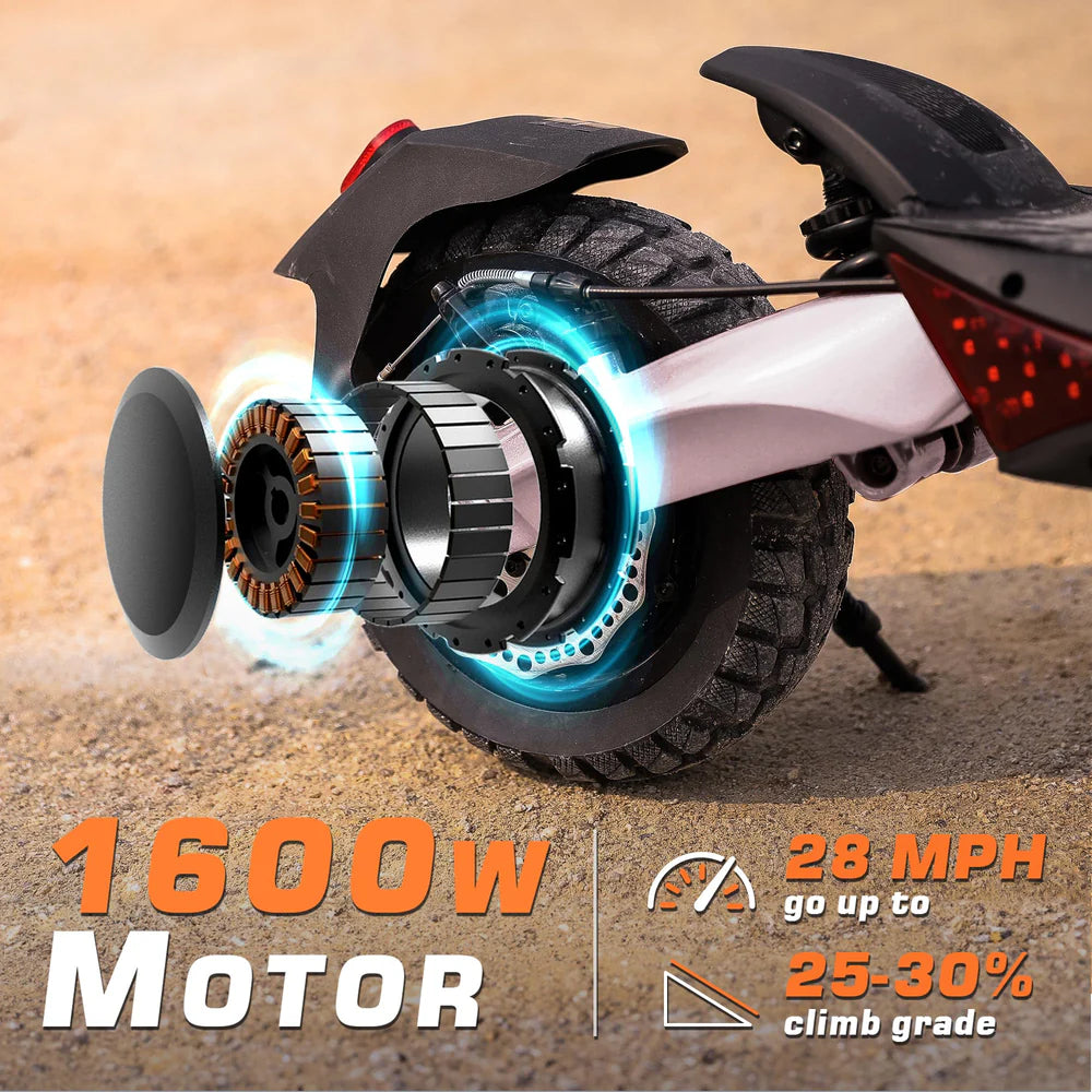 Circooter Raptor Pro Electric Scooter Dual-Motor 28 MPH 31 Mile Range 1600W New