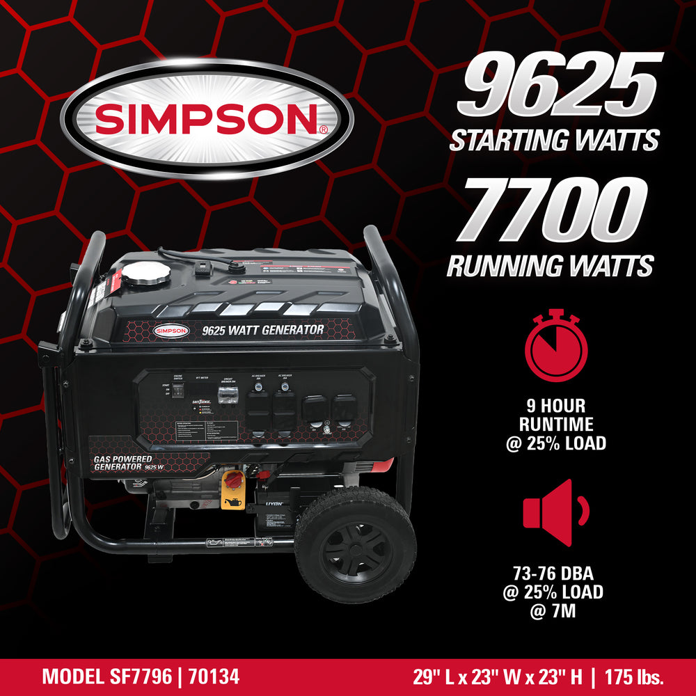 Simpson Generator SF7796