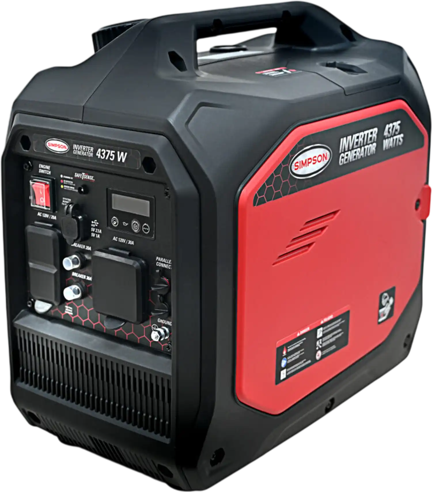 Simpson SGS3543 Generator 3500/4375W Inverter Gasoline with CO Sensor New