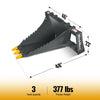 48" Skid Steer Stump Bucket Wrecker with Universal Quick Attach, Bolt-On Cutting Teeth, SBE53