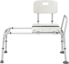 Sliding Tub Transfer Bench with Extra-Wide Seat for Elderly and Disabled