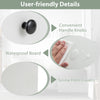 Convenient handle knobs and waterproof board detail of the Slim Bathroom Cabinet for organized bathroom storage.
