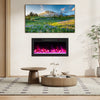 Smart WiFi Electric Fireplace Wall Mounted & Recessed 750W/1500W Heater-36 Inch - Gallery View 1 of 11
