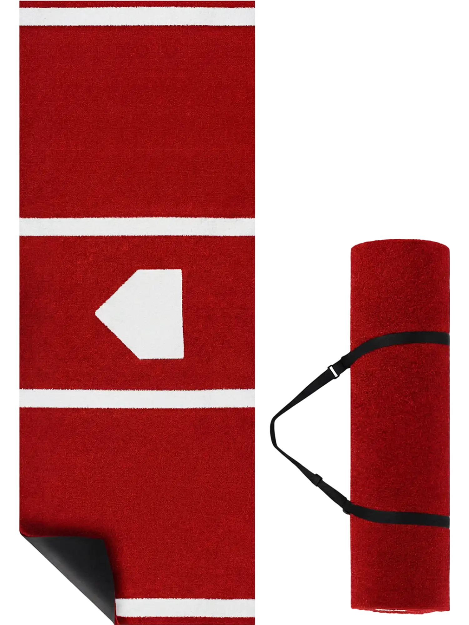 Costway Softball Pitching Training Mat 10' x 3' 22392306 New