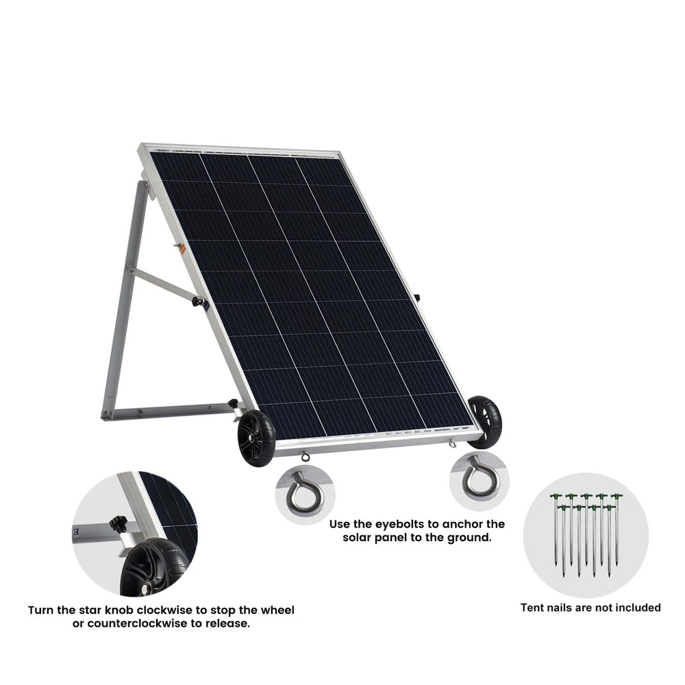 Nature's Generator 240W 1200Wh Power Pod With Two 100W Solar Panel Bundle Add On For HKNGGN New