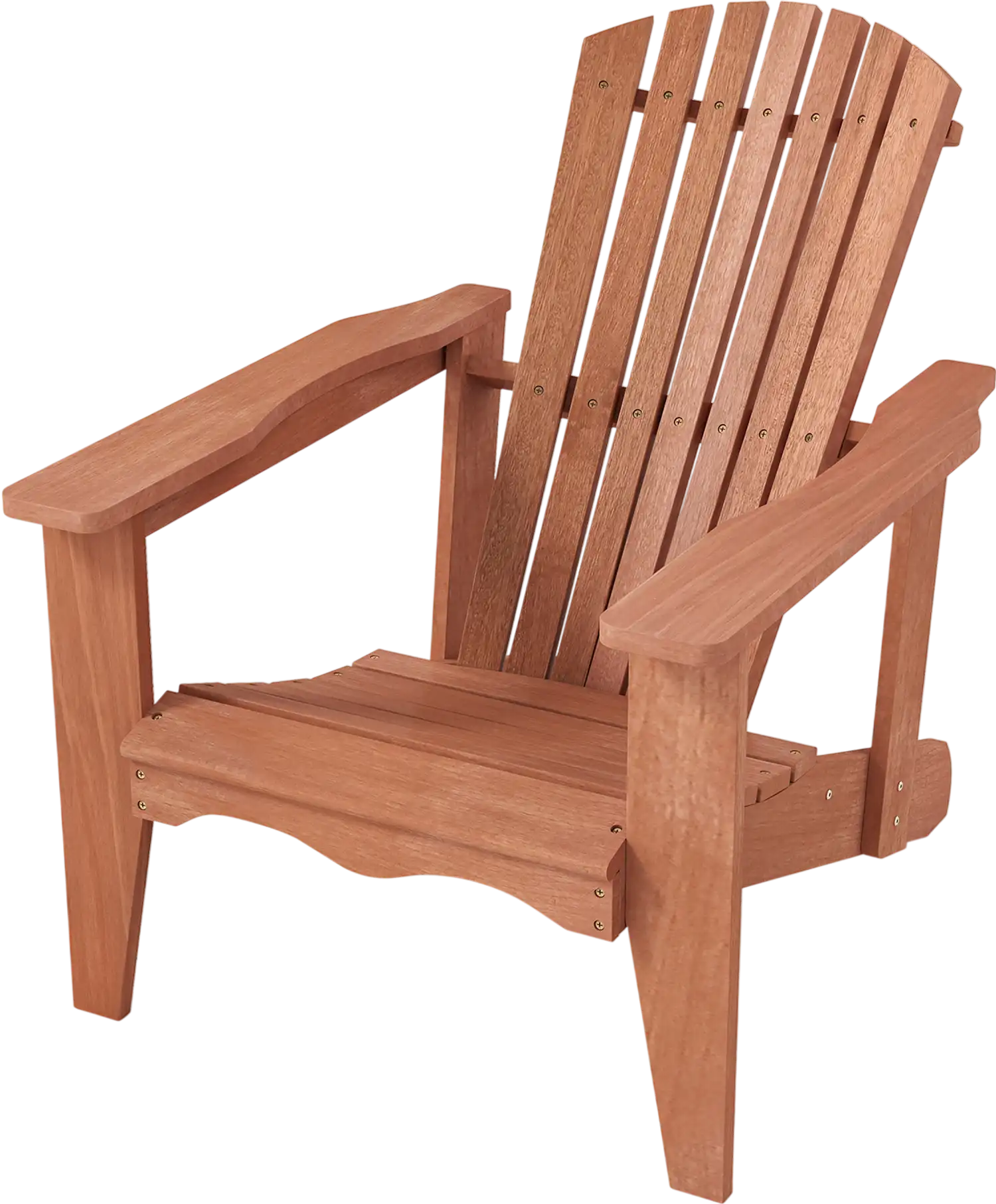 Costway Solid Wood Adirondack Chair High Back Wide Armrests 526174398 New