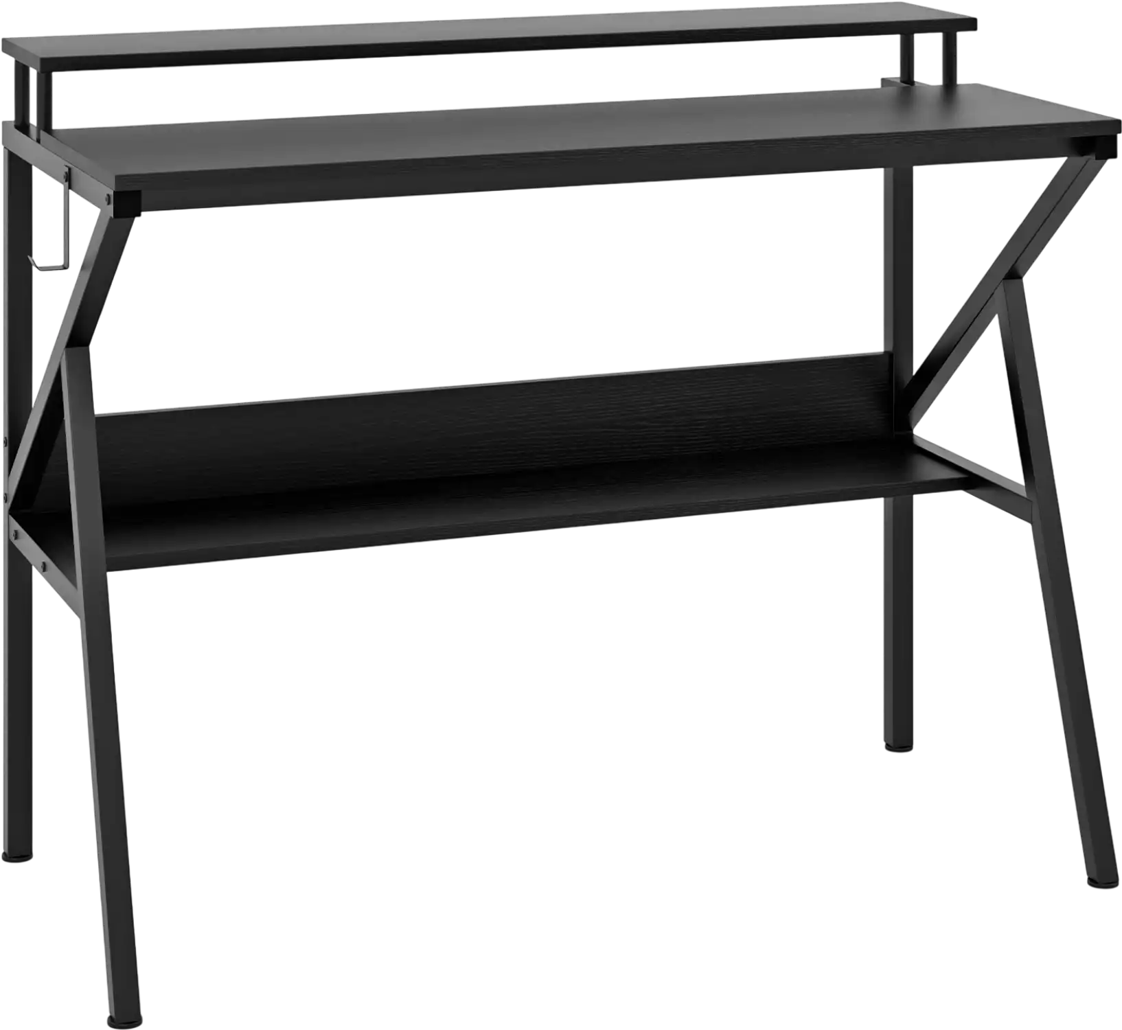 Costway Space Saving Computer Desk w/ Monitor Stand Storage Shelf 19438555 New